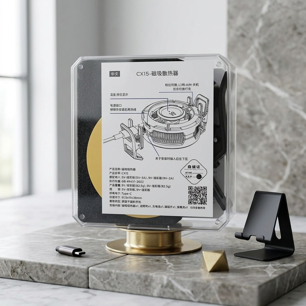 CX15 Magnetic Mobile Cooling Fan