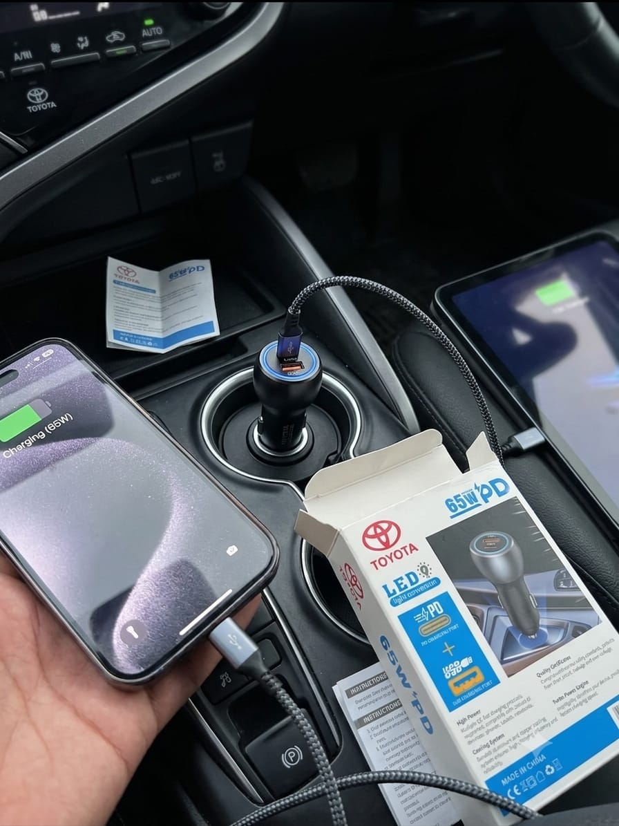 65W PD Fast Car Charger